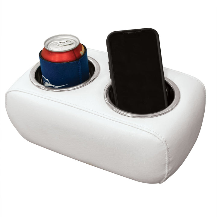 Wise 3059 Portable Stainless Double Drink Holder for Pontoon Furniture Pontoon Accessory Wise Marine