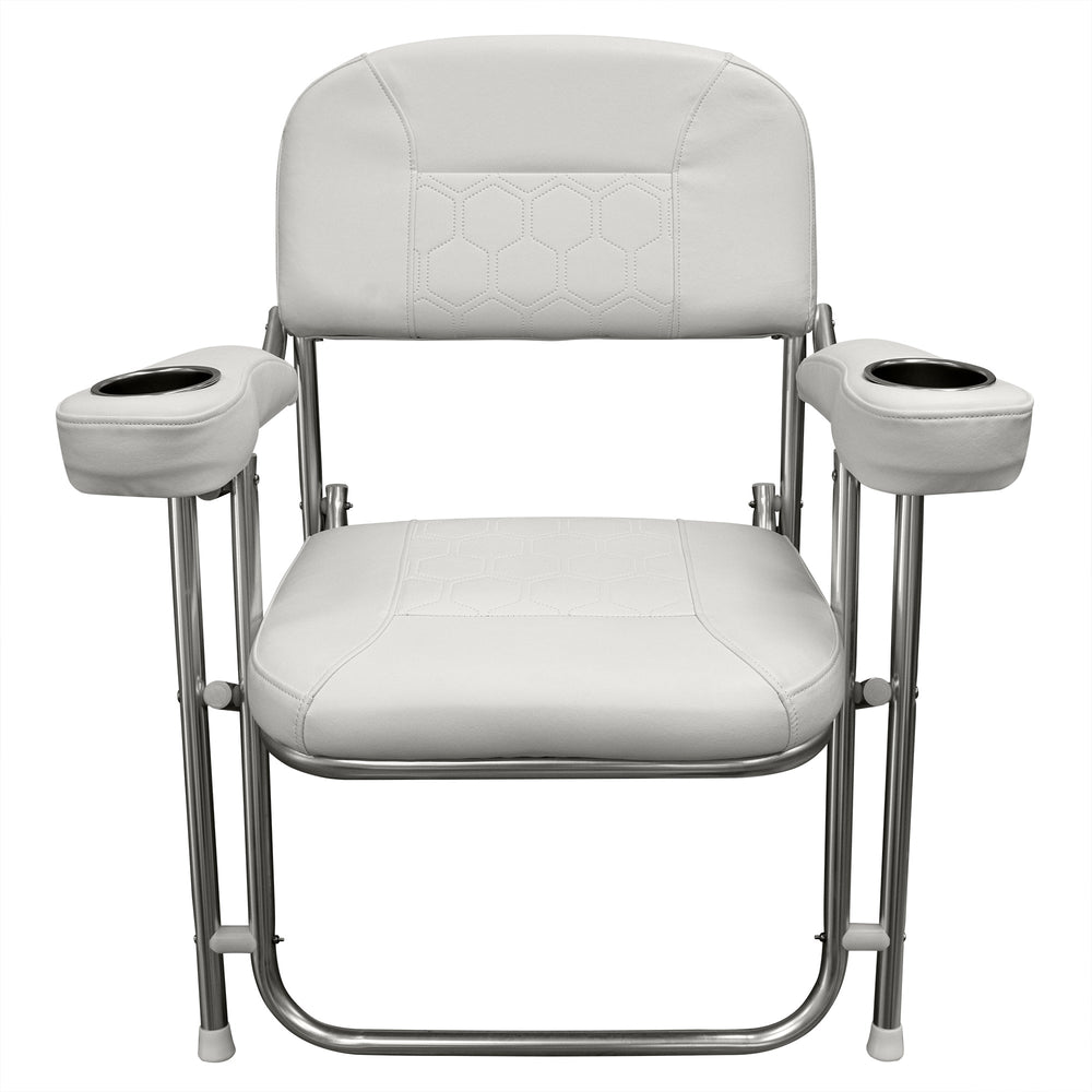 Wise 3367 Deluxe Offshore Folding Deck Chair Offshore Seating Wise Marine