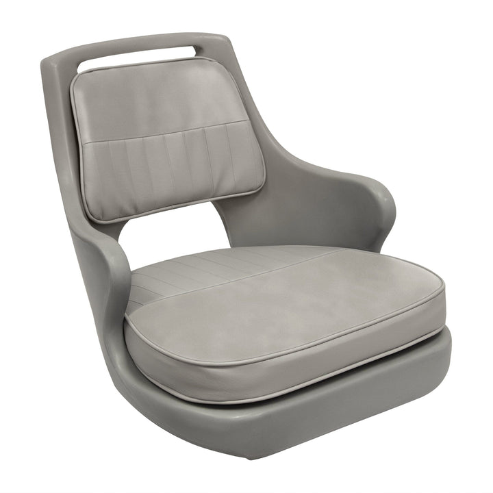 Wise 8WD015 Freshwater Pilot Chair w/ Armrests New for 2023 Import Grey