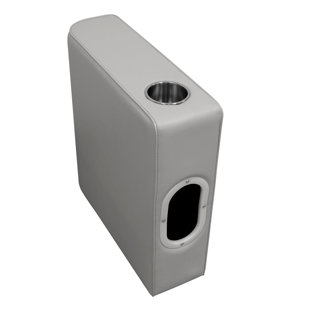 Wise 8WD112 Deluxe Series Pontoon Right Radius Arm Rest Deluxe Pontoon Wise Pontoon Grey