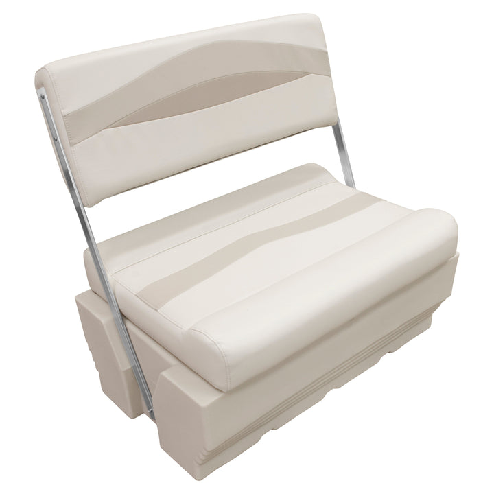 Wise BM1152 Premier Pontoon Flip Flop Seat Premier Pontoon Wise Pontoon Stone • Mocha Java • Khaki