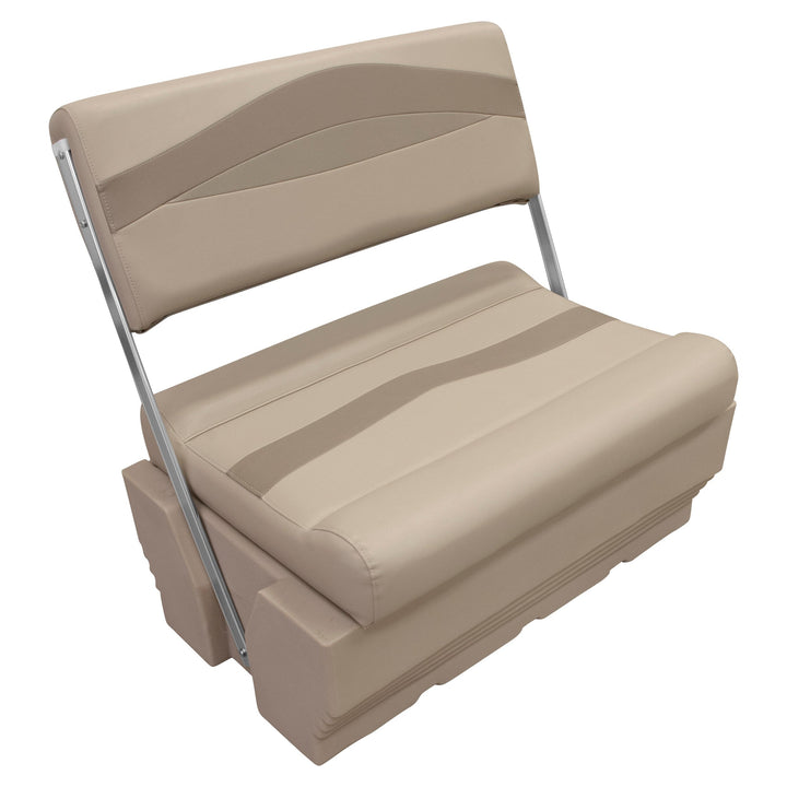 Wise BM1152 Premier Pontoon Flip Flop Seat Premier Pontoon Wise Pontoon Mocha Java • Mushroom • Café