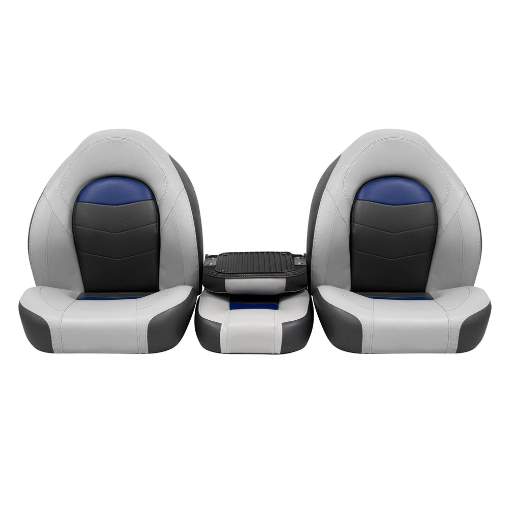 Wise 3317 Pro Angler Tour Bass Bucket & 14" Center Seat Set Pro Angler Boatseats 