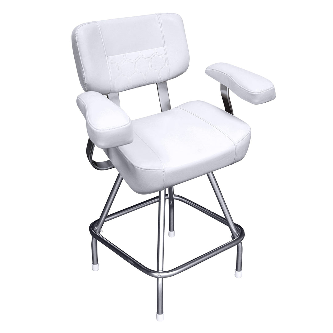 Wise Helm Chair and Tall Stand w/ Swivel Package Bundle Boatseats 