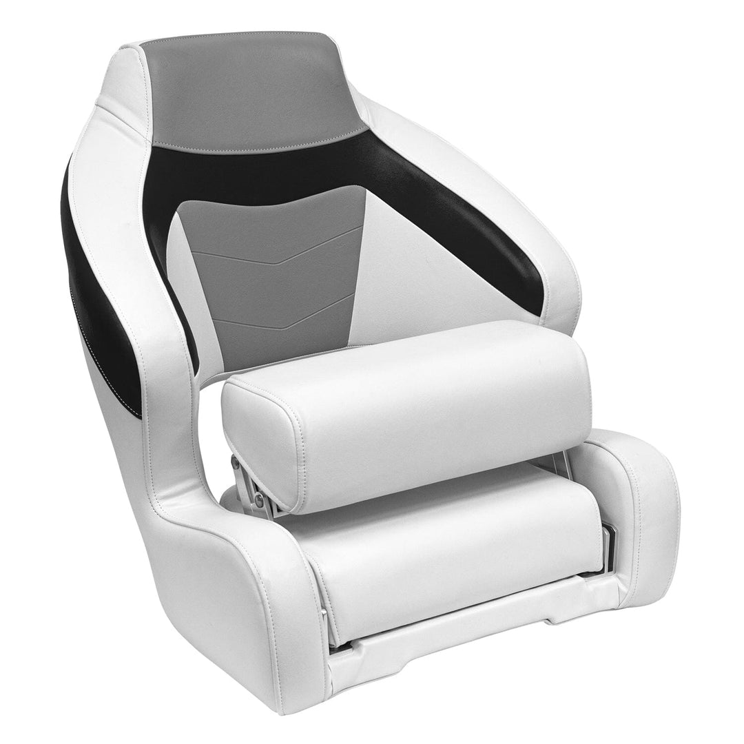 Wise 3338 Baja XL Bucket Seat w/ Flip Up Bolster Bucket Seats Boatseats 