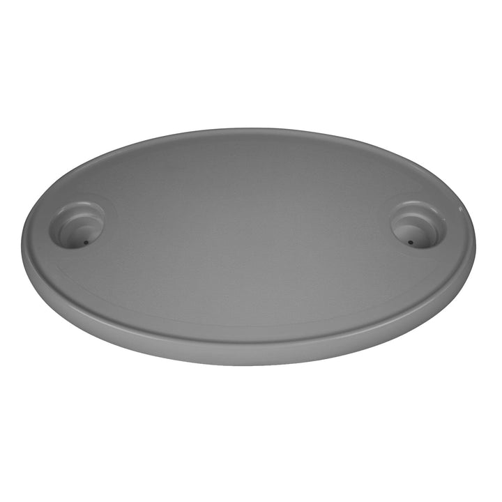 Wise 8WD1157 - Stowable Oval Pontoon Table | Grey Dark Mode Boatseats 