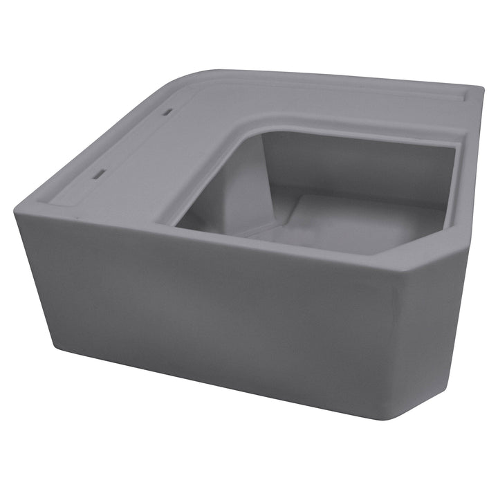 Wise 8WD133-1B Deluxe Pontoon Radius Corner Section - Base Only Deluxe Bases WisePontoon Grey 
