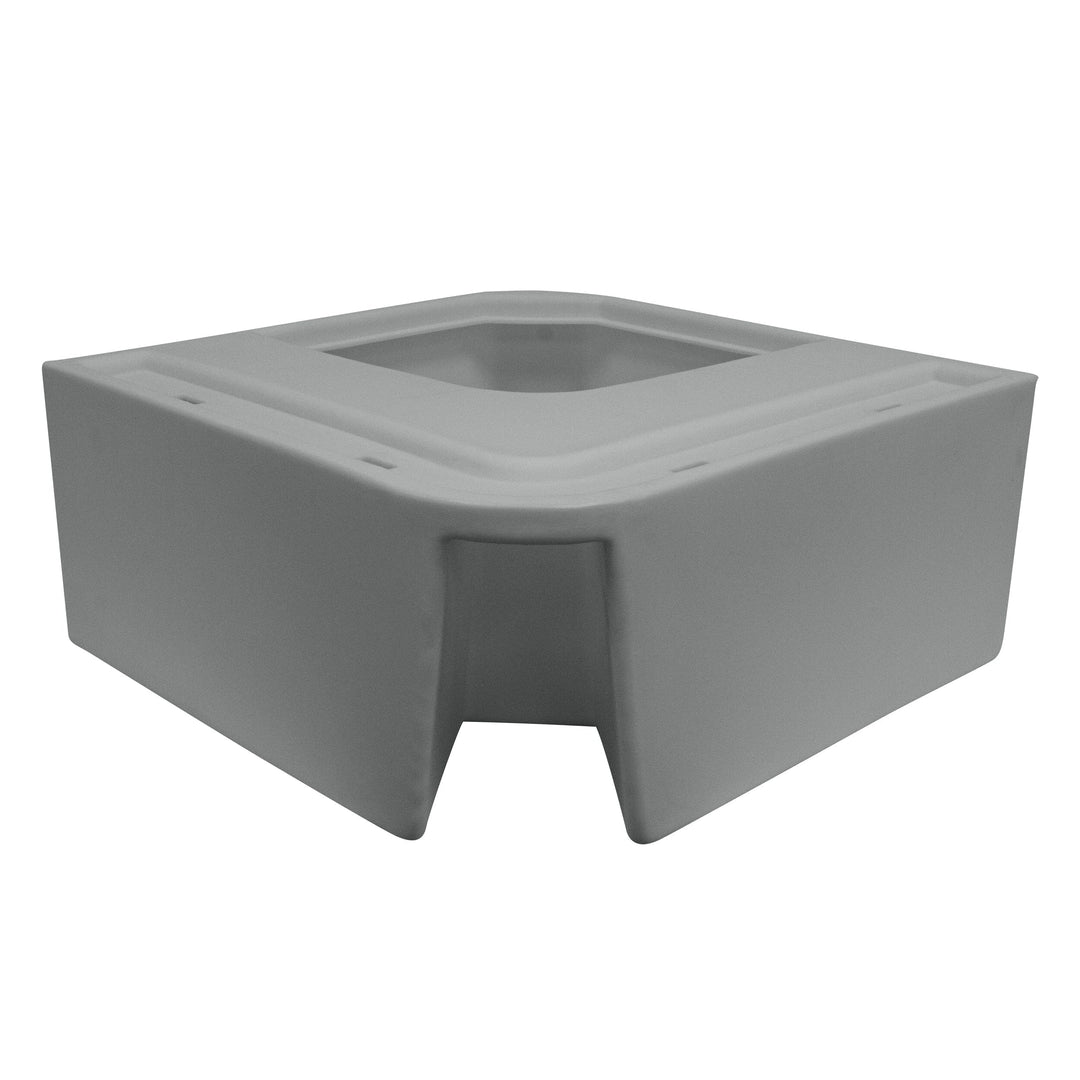 Wise 8WD133-1B Deluxe Pontoon Radius Corner Section - Base Only Deluxe Bases 199Fix 
