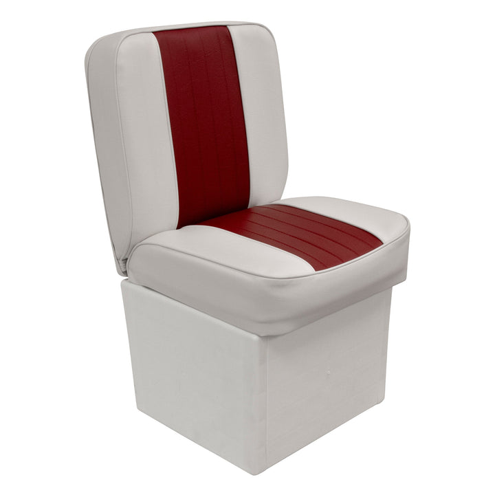 Wise 8WD1414P Deluxe Series Jump Seat Jump / Lounge 199Fix White • Red 