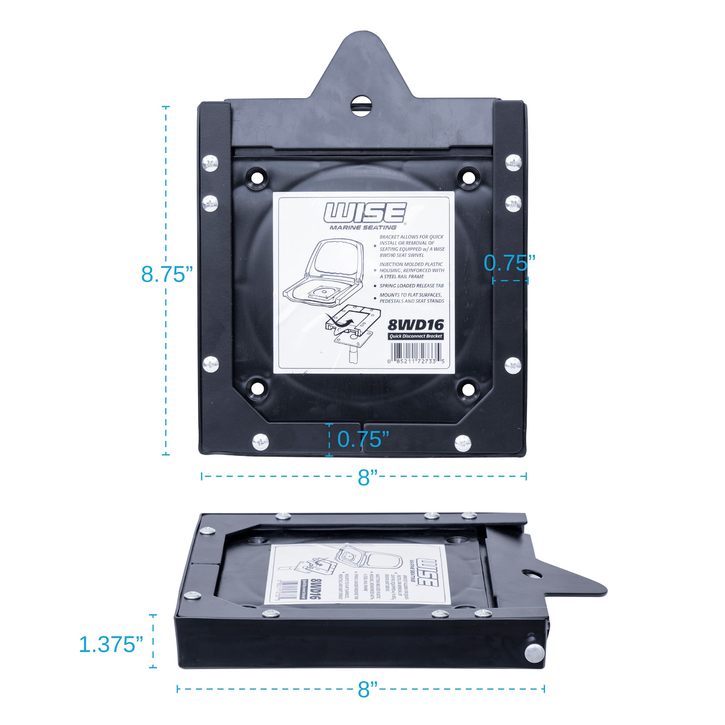 Wise 8WD16 Quick Disconnect Bracket for 7 Wise 8WD16 Quick Disconnect Bracket for 7