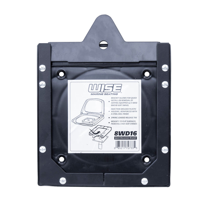 Wise 8WD16 Quick Disconnect Bracket for 7" Boat Seat Swivel Hardware Boatseats 