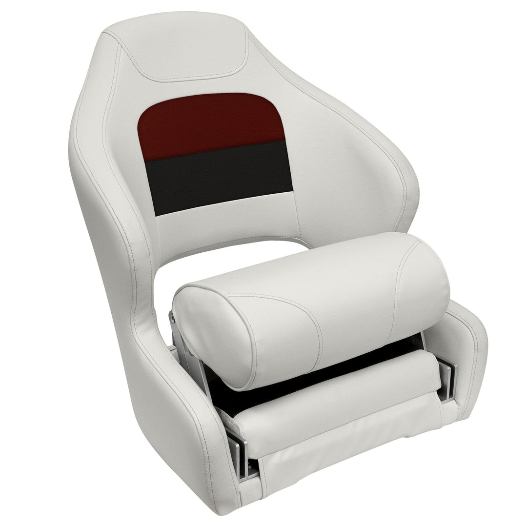 Wise 8WD3315 Deluxe Series Pontoon Bucket Seat w/ Flip Up Bolster Deluxe Pontoon WisePontoon 