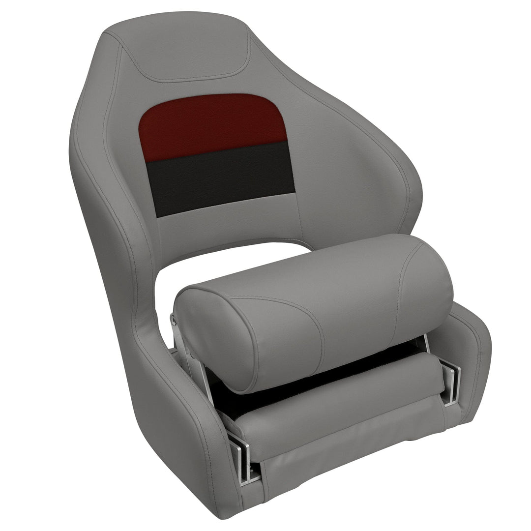 Wise 8WD3315 Deluxe Series Pontoon Bucket Seat w/ Flip Up Bolster Deluxe Pontoon WisePontoon 