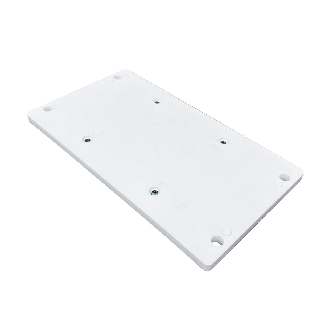 Wise 8WD399 Universal Mounting Plate Hardware Boatseats White 