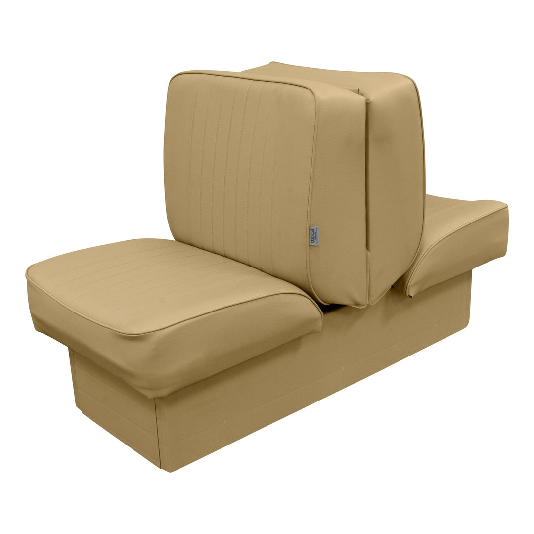 Wise 8WD521P-1 Small Watercraft Back to Back Lounge Seat w/ 8" Base Closeout Closeout Sand 