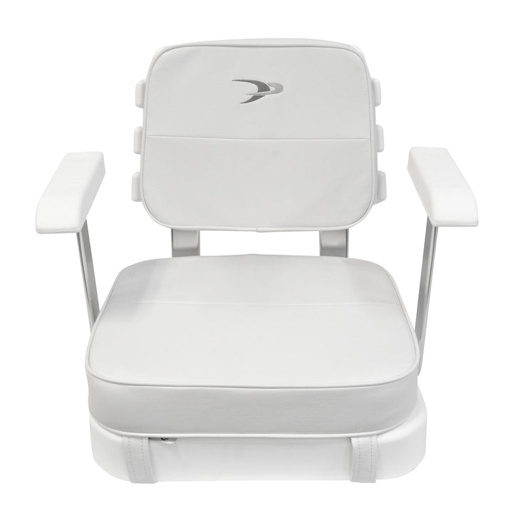 Wise 8WD562 Ladderback Helm Chair w/ Molded Armrests Offshore Seating Boatseats 