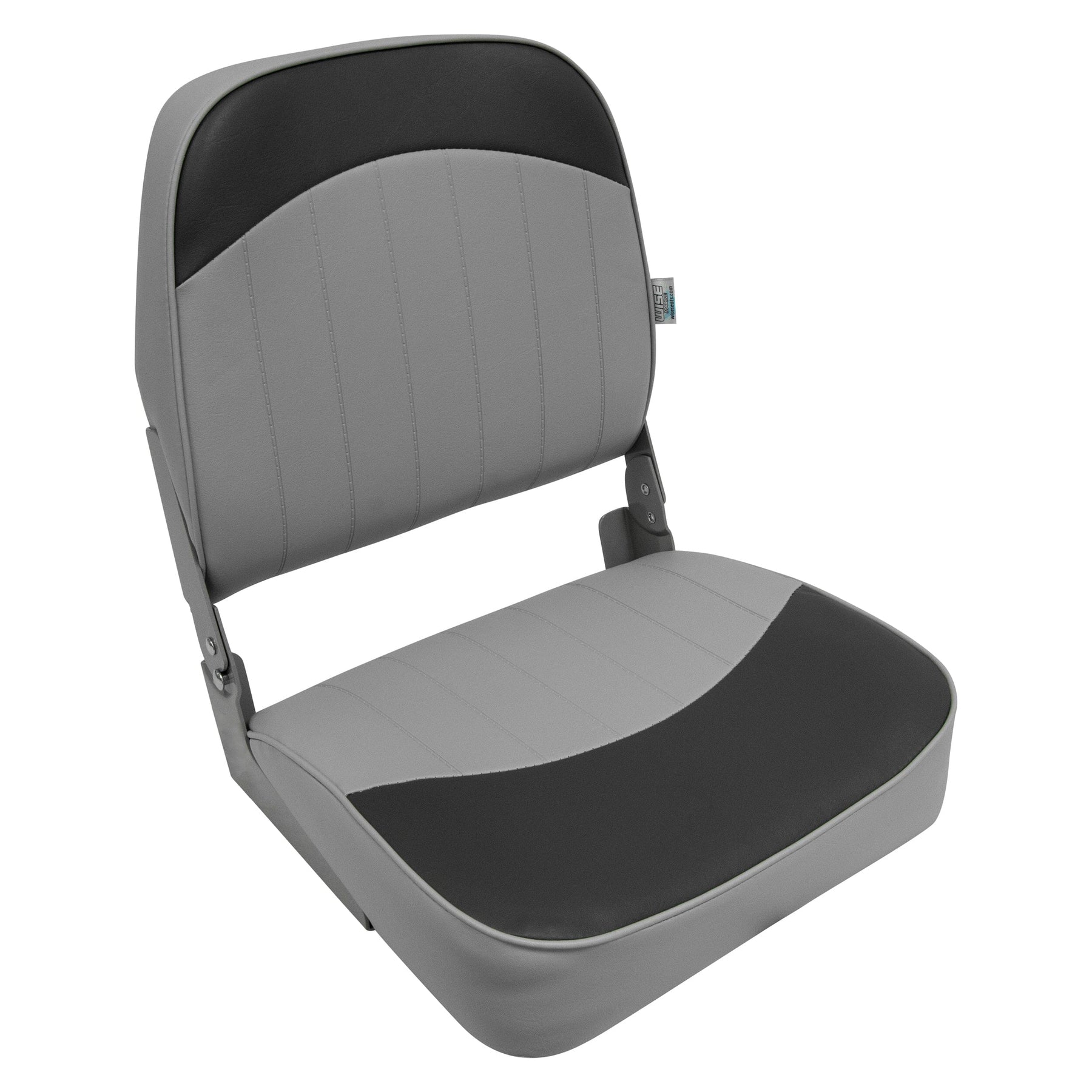 Wise Low Back Economy Seat - Grey/Navy