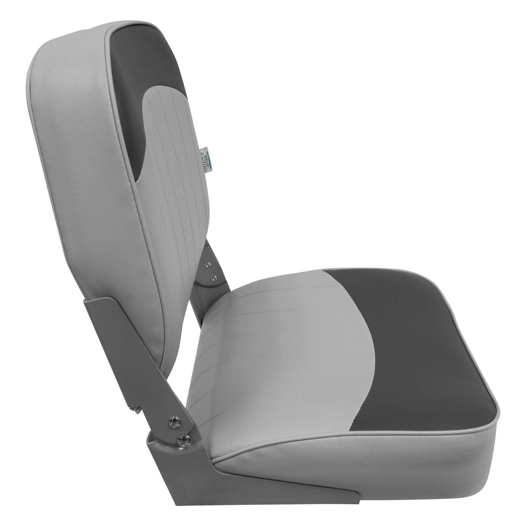 Wise Seating Low Back Boat Seat, Grey/Red