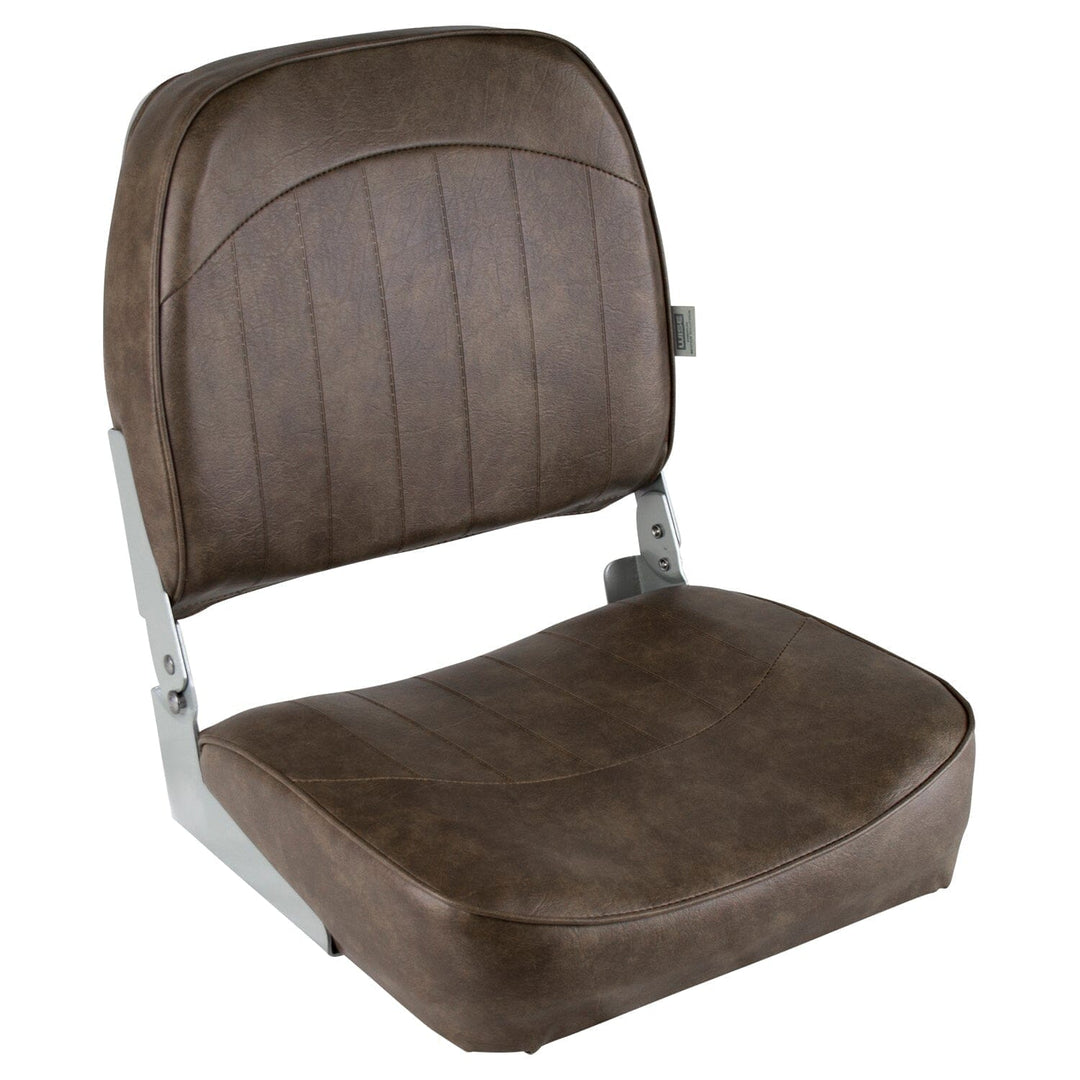 Wise 8WD734PLS-716 Low Back Boat Seat - Brown