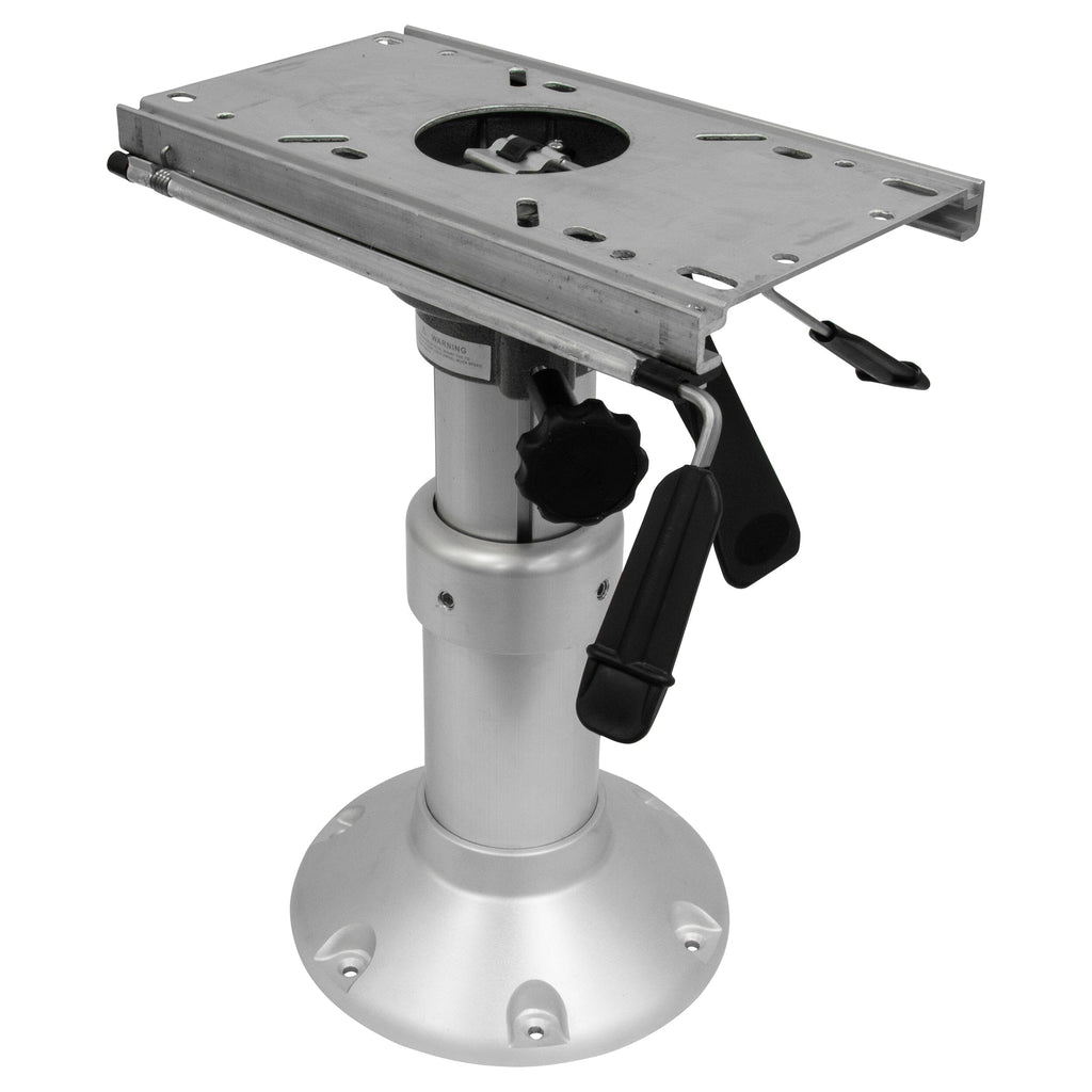 Wise Heavy Duty Mainstay Air Power Pedestal with Slide Silver