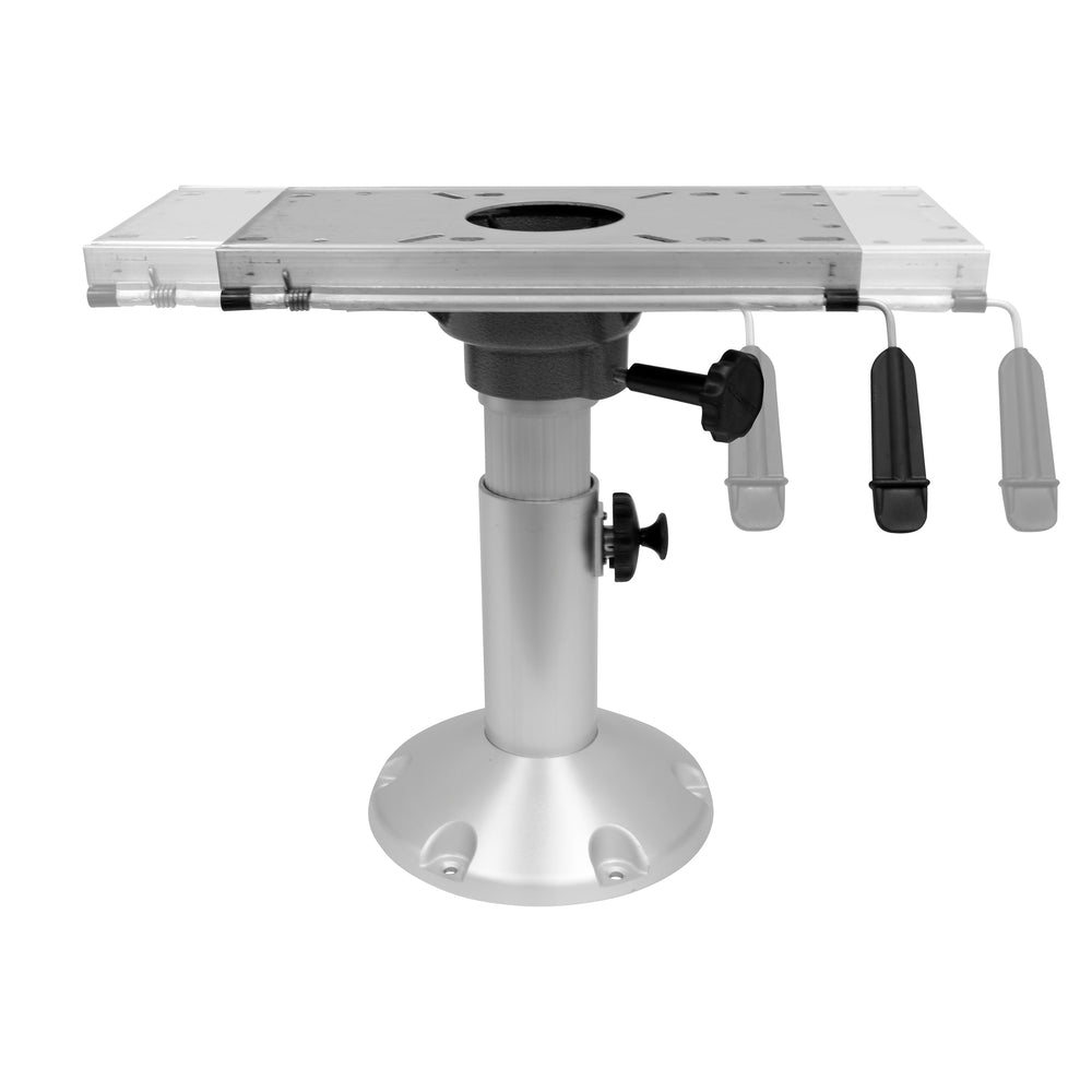 Wise 8WP21-374 - Adjustable Pedestal w/ Fore & Aft Slide Hardware 199Fix 