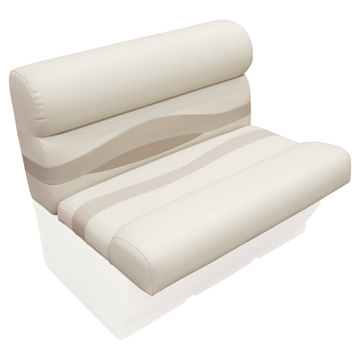 Wise BM1144-2 Premier Pontoon 36" Bench Cushion Set Premier Cushion Sets Wise Pontoon Stone • Mocha Java • Khaki 