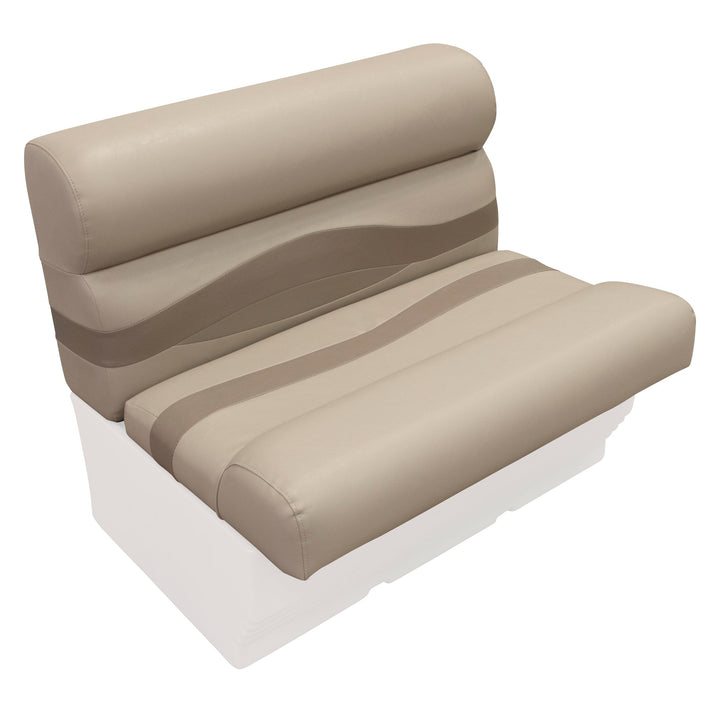 Wise BM1144-2 Premier Pontoon 36" Bench Cushion Set Premier Cushion Sets Wise Pontoon Mocha Java • Mushroom • Café 