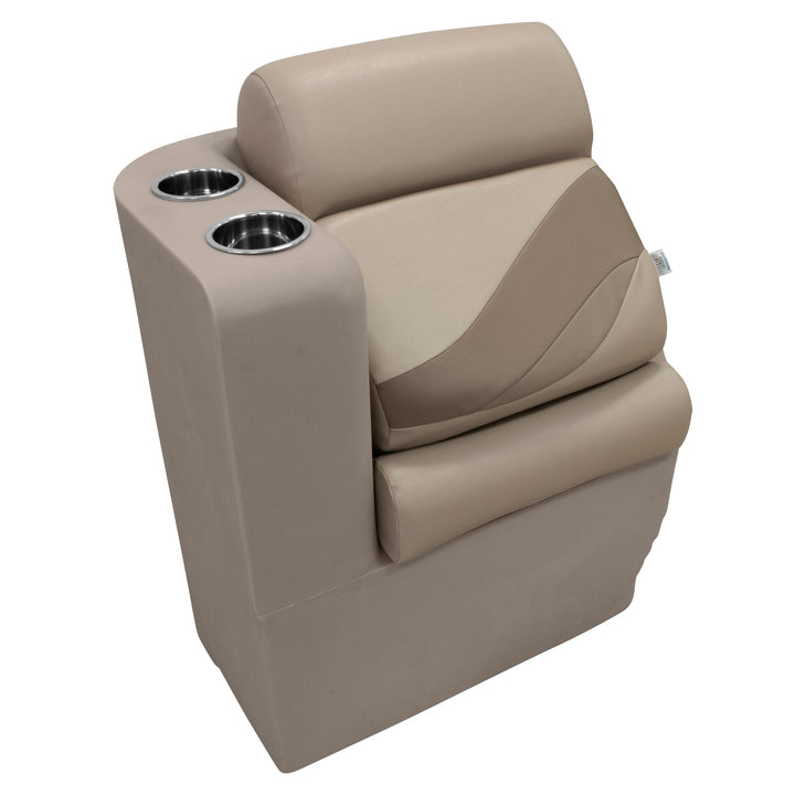 Wise BM13006L Premier Pontoon Lean Back Recliner - Left Premier Pontoon WisePontoon Mocha Java • Mushroom • Café 