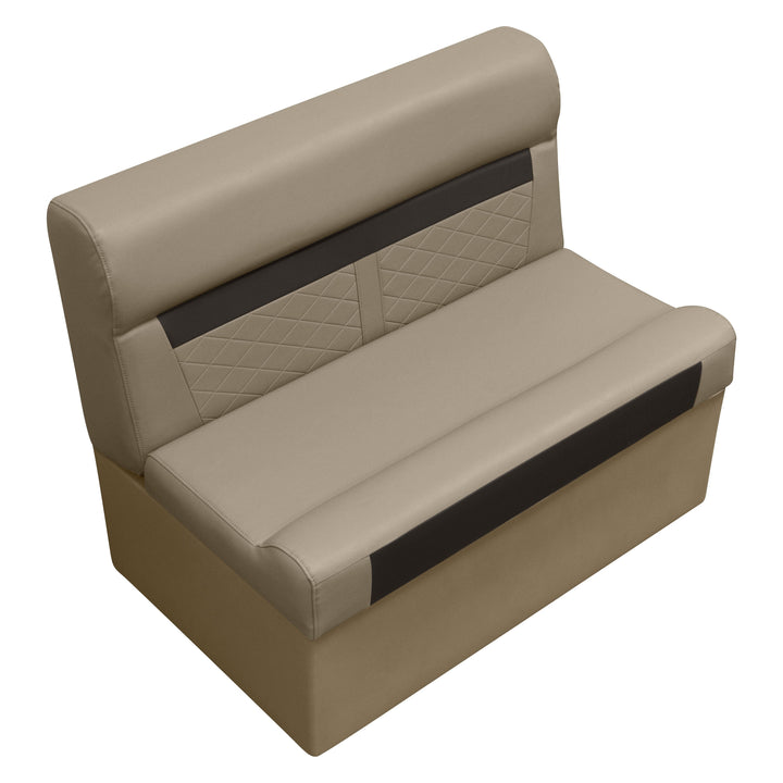 Wise DLX100 - DLX Series Pontoon 37" Bench Cushion & Base Package DLX Pontoon Boatseats Neutral • Meteor 