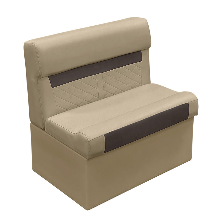 Wise DLX95 *New* DLX Series Pontoon 28" Bench Cushion & Base Package DLX Pontoon Boatseats Neutral • Meteor 