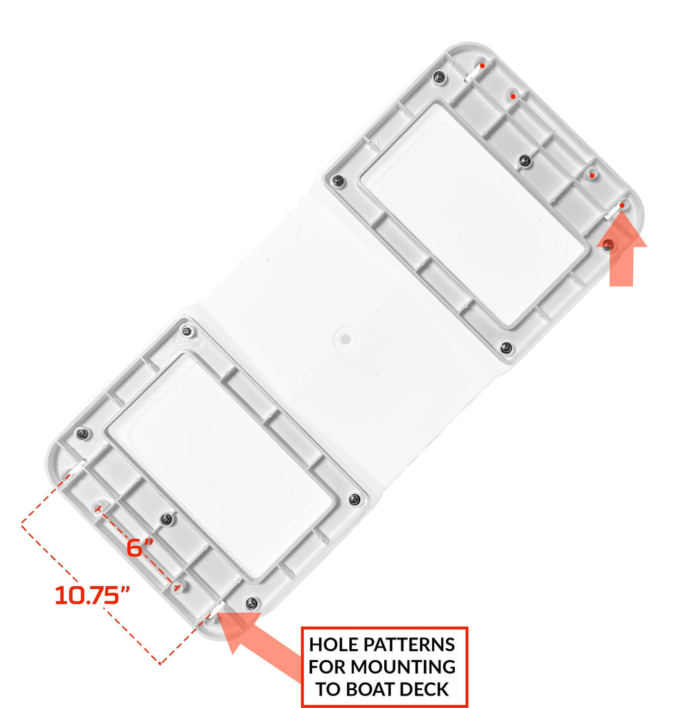 LP6371W - Swingback Cooler Mounting Brackets - Sold in Pairs Raw Parts 