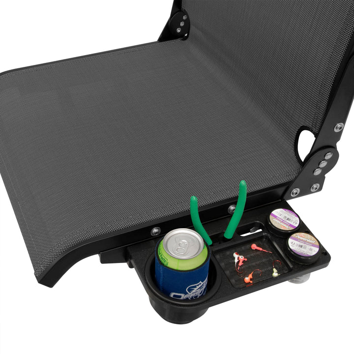 XCaddy Deluxe Drink / Tool & Bait Jar Holder for Wise Aero X Mesh Fishing Seats Aero X Elite CNC 