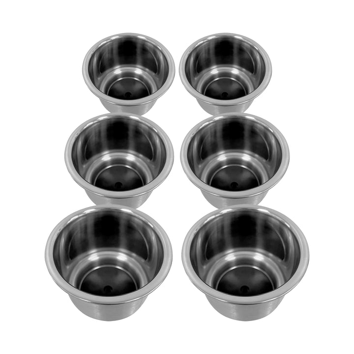 Stainless Steel Cup Holder Insert - Lot of 6