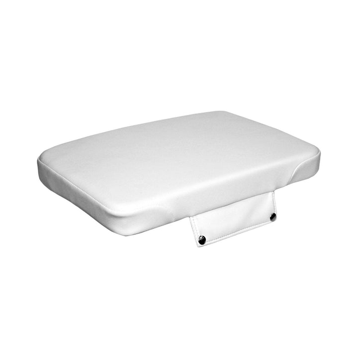 8WD1502-784 Roadie / Orca 20 Qt Cooler Cushion in White Vinyl