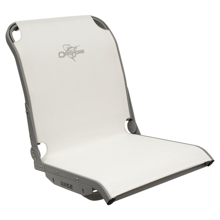 Wise 3373 AeroX™ Cool-Ride Mesh High Back Boat Seat - Offshore Edition New for 2023 Wise Marine Brite White 