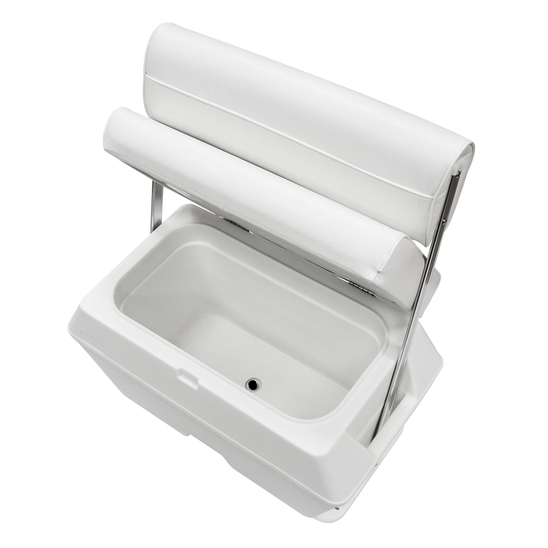 Wise 8WD159-784 50 Qt Swingback Cooler Seat - Open View