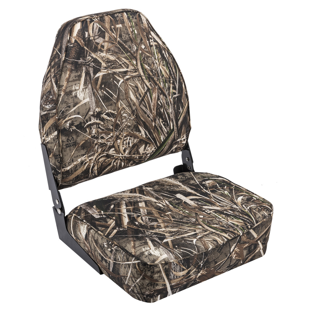 Wise 8WD617PLS-733 High Back Camo Boat Seat - Realtree Max 5