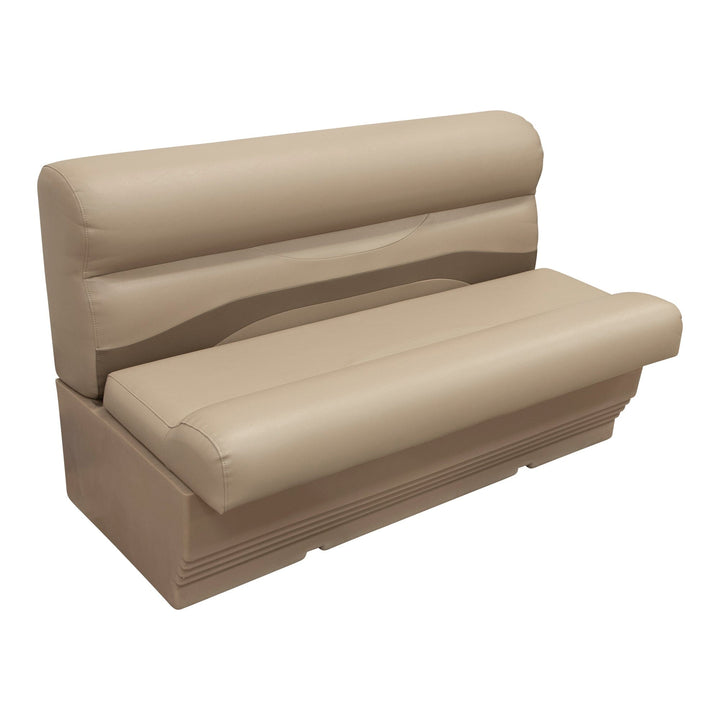 Wise 1200 Series Pontoon - 50" Bench & Base 1200 Pontoon Wise Pontoon Mocha Java • Mushroom 