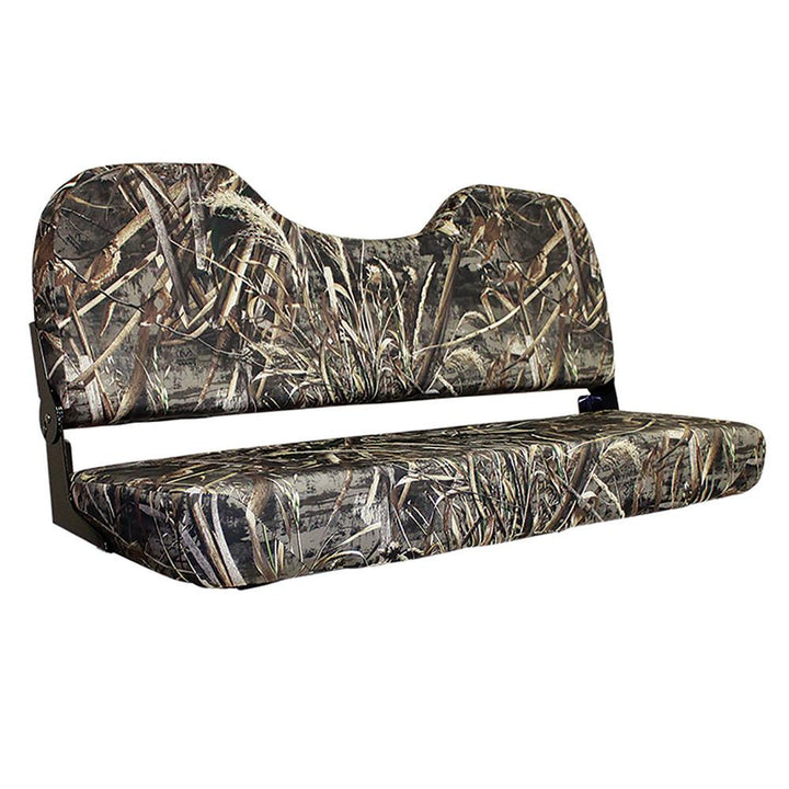 WD308-733 Wise Outdoors 48" Camo Fold Down Bench in Realtree Max 5