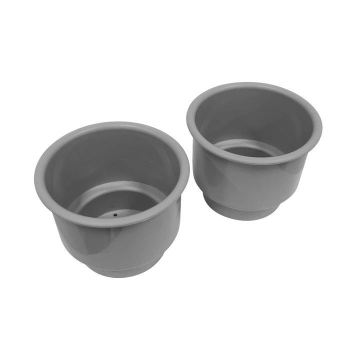 Plastic Cup Holder Insert (sold in pairs) Boatseats Grey 